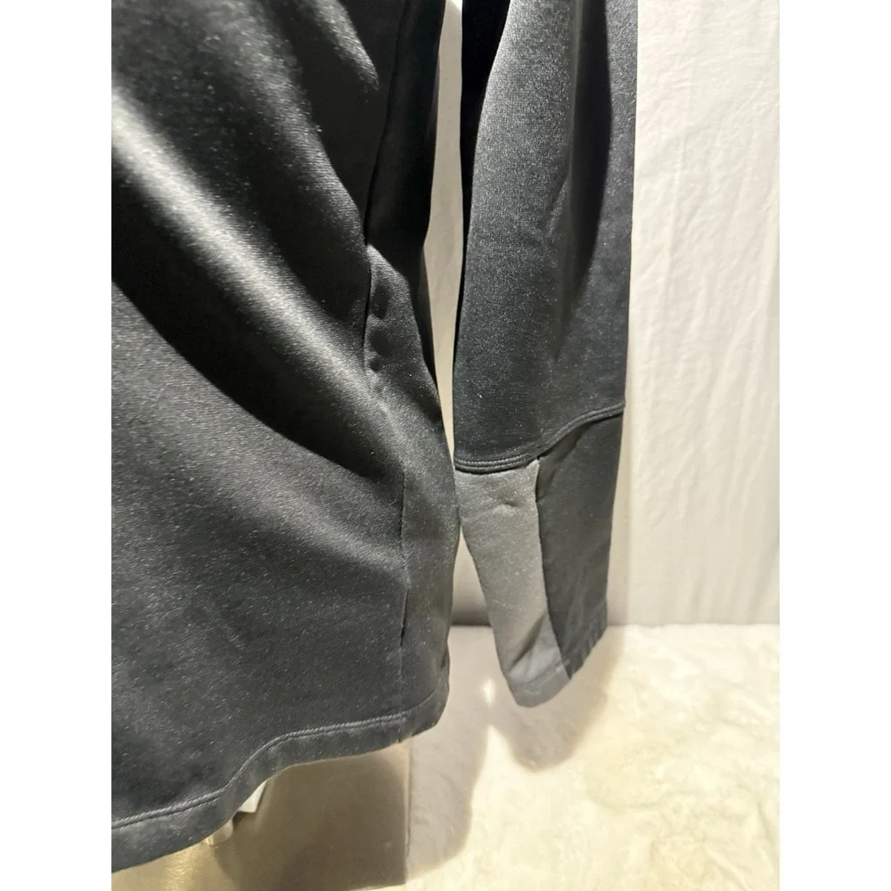 North Face‎ Jersey Track Jacket Pullover Half Zip Material Black System Men'S M